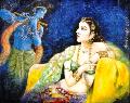 Lord Krishna-II 24''X18''  Acrylic on Canvas