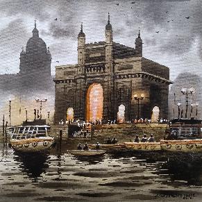 Buy Gateway Of India Painting at Lowest Price by Nanasaheb