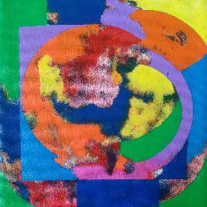 Original Abstract Acrylic on Canvas by Prakaash Chandwadkar 